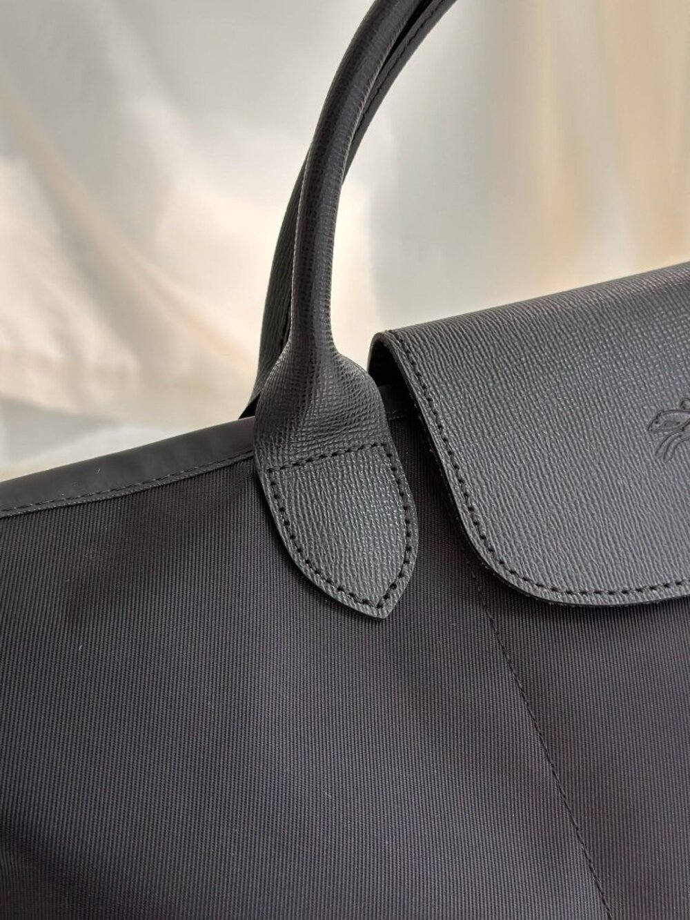 Longchamp Le Pliage Energy Black Duffle Travel Bag - Picture 4 of 9